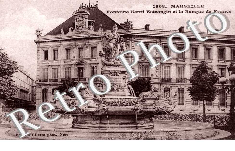 Fontaine Henri Estrangin et la Banque de France