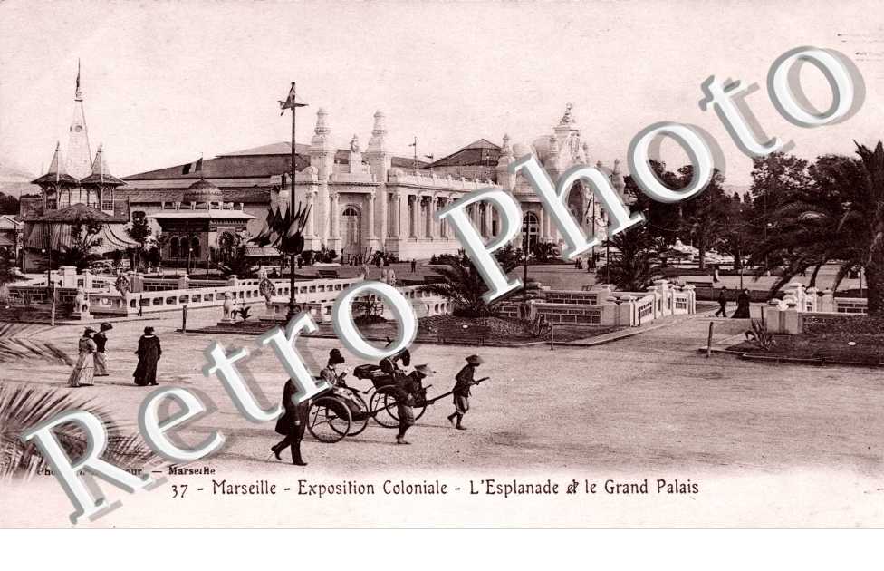 Exposition coloniale Esplanade et le Grand Palais