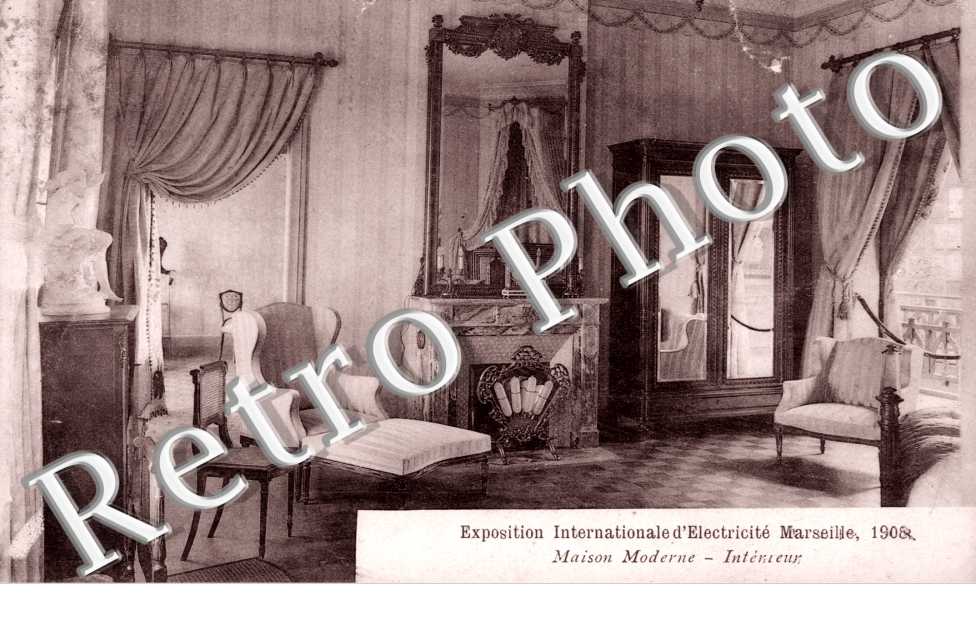 Exposition Internationale d'electricite 1908 Maison Moderne Interieur