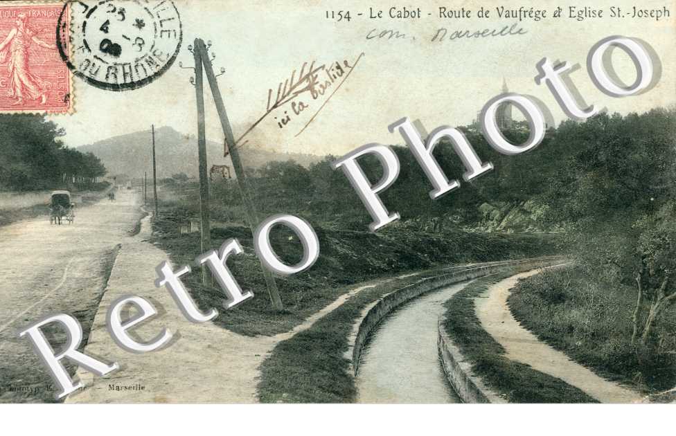 Le Cabot, Route de Vaufrege et Eglise St Joseph