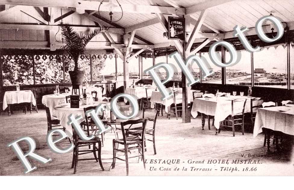 L'Estaque, Grand Hôtel Mistral, la Terrasse