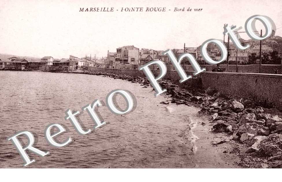 Pointe Rouge, Bord de mer