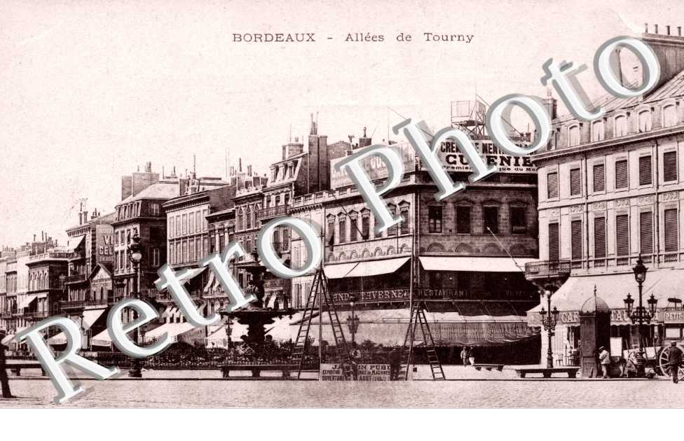 Vue des allées de Tourny