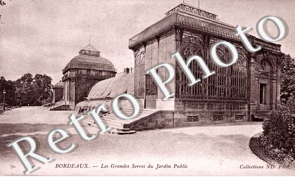 les grandes serres du  Jardin Public