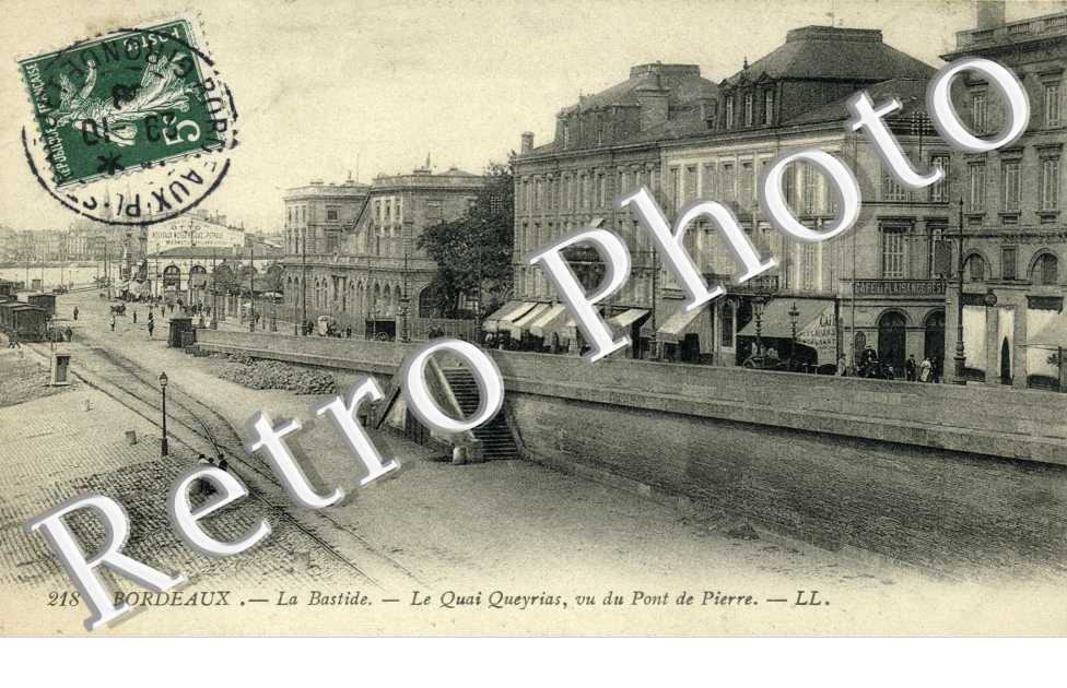 La Bastide. Quai Queyrias, vu du Pont de Pierre