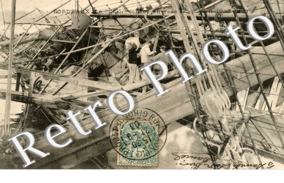 Le "Chili" echoue en rade le 24 avril 1903