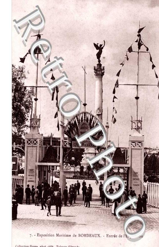 Exposition Maritime 1907 - Entree de l'Exposition