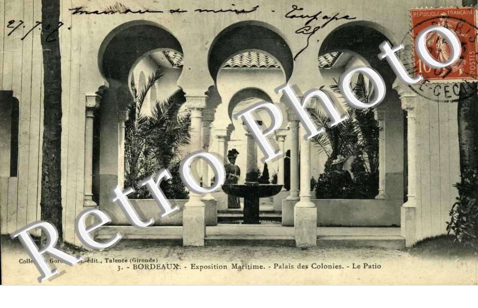 Exposition martitime - Palais des Colonies - le Patio