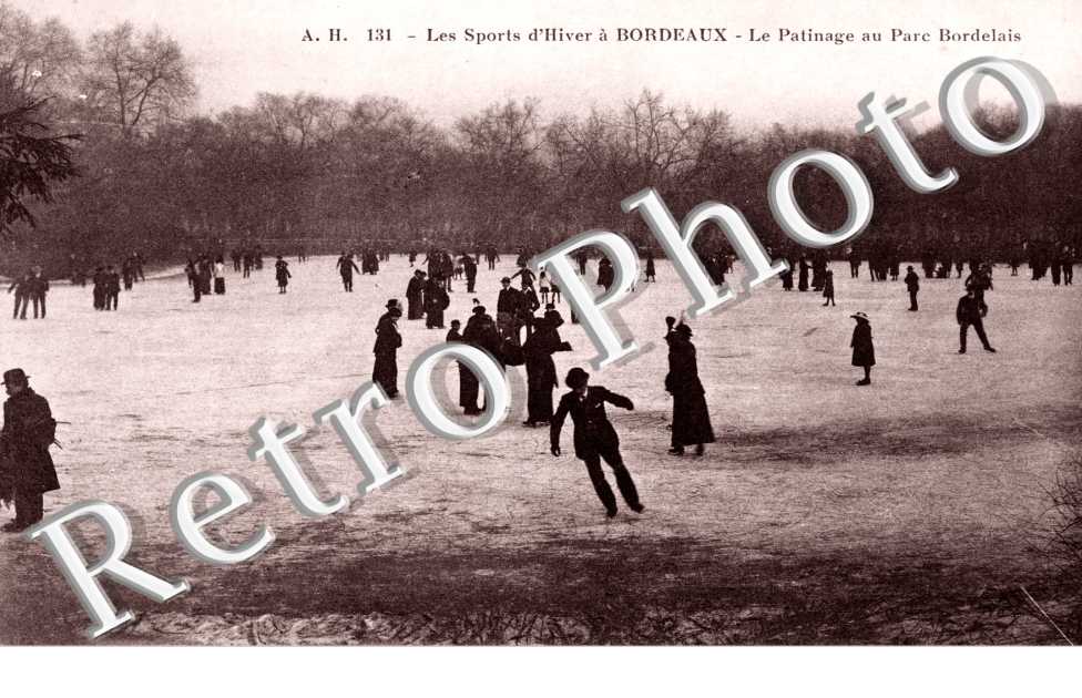 Les sports d'Hiver - Le Patinage au parc Bordelais
