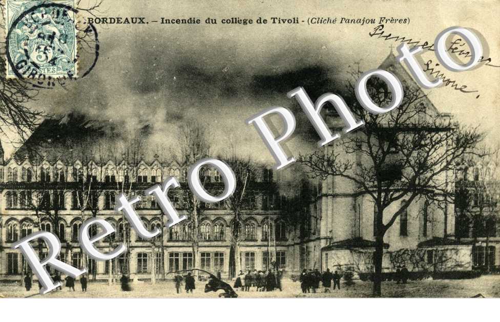 Incendie du college de Tivoli 