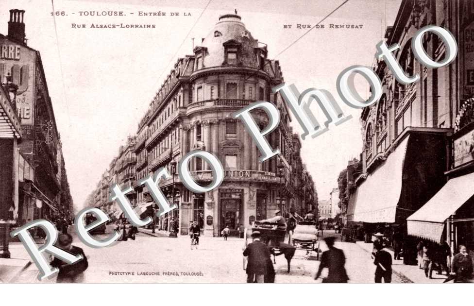 rue Alsace-Lorraine et rue de Remusat