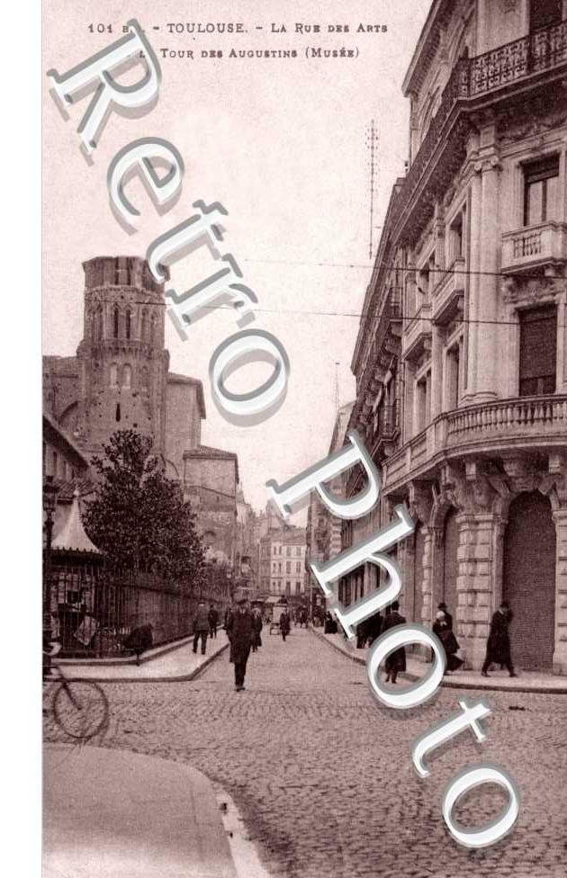 la rue des Arts et la tour des Augustins