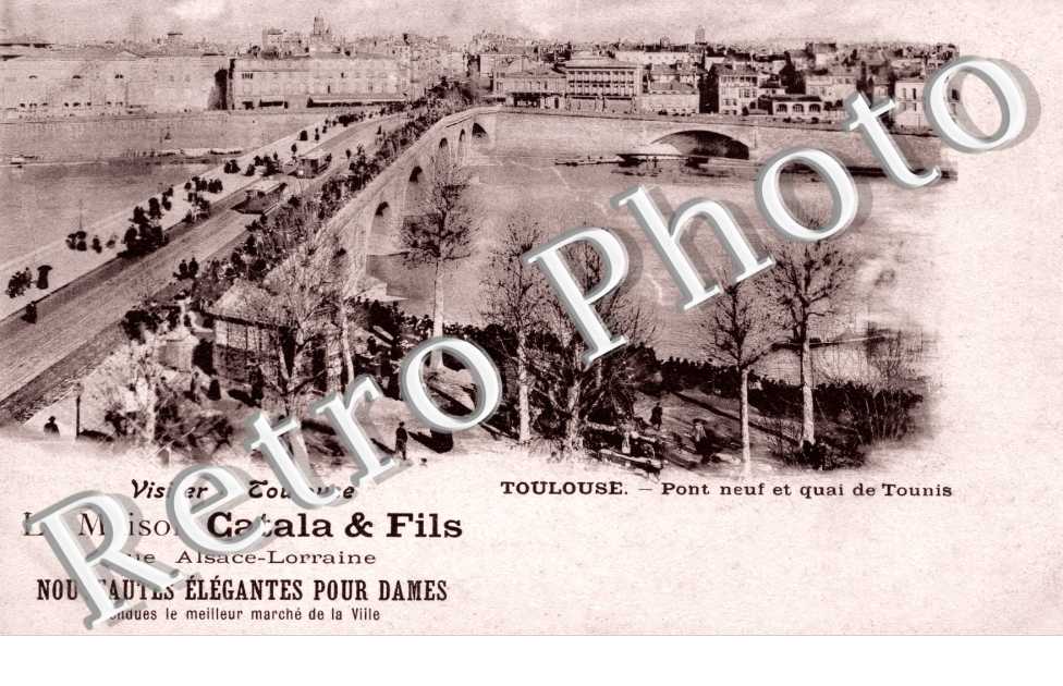 Pont neuf et quai de Tounis - Maison Catala
