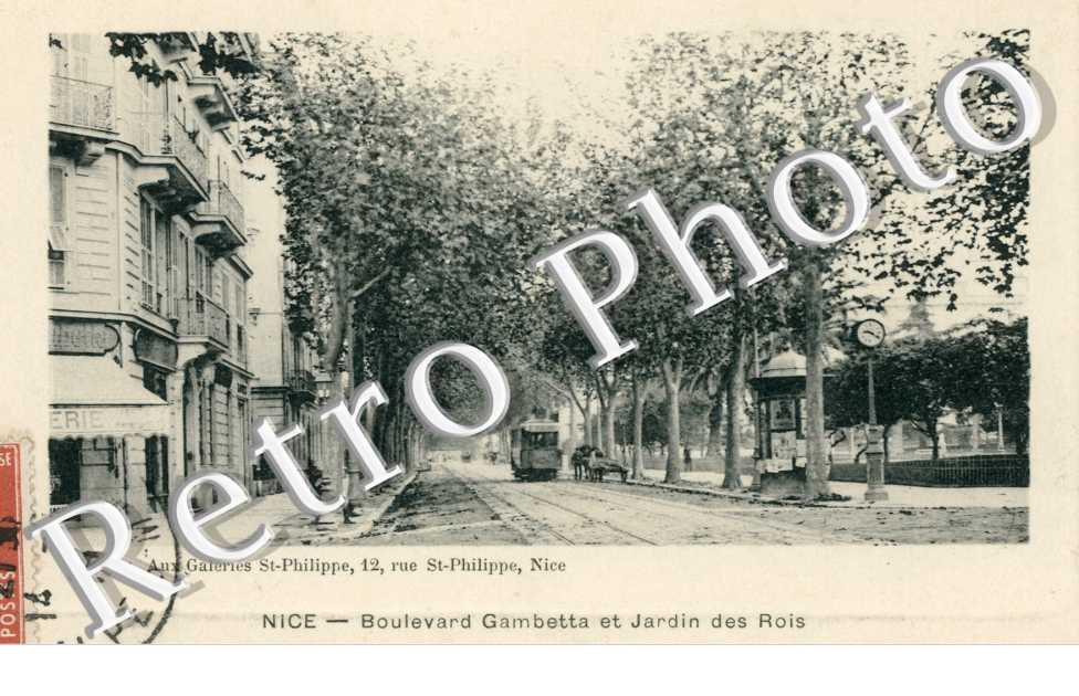Boulevard Gambetta et Jardins des Rois