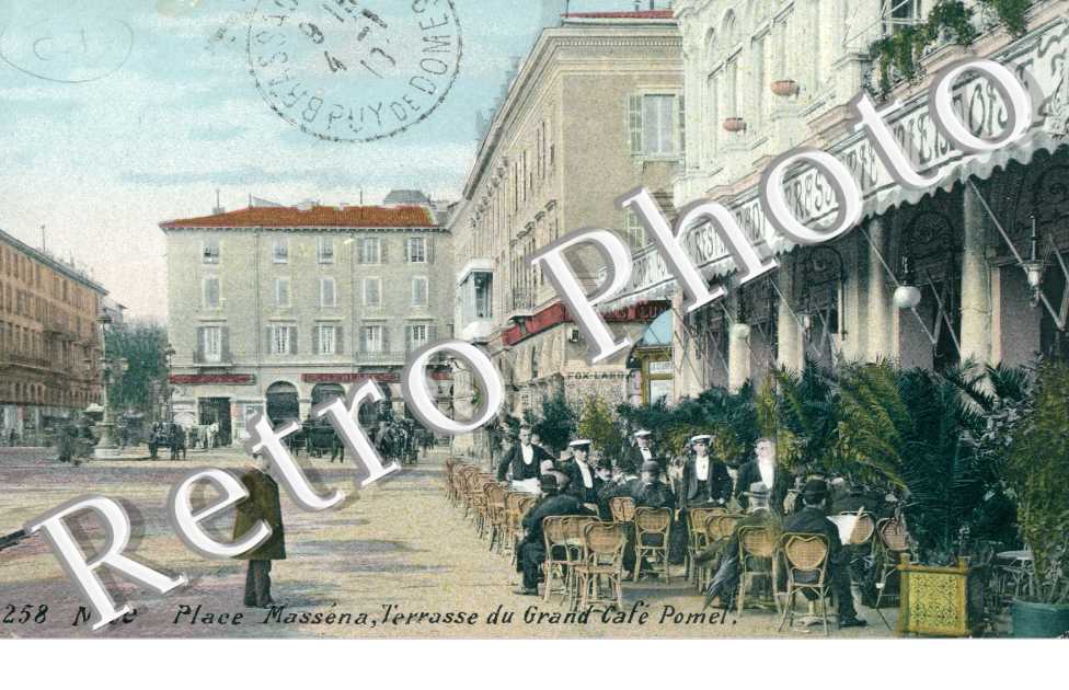 Place Massena, Terrasse du Grand Cafe Pomel