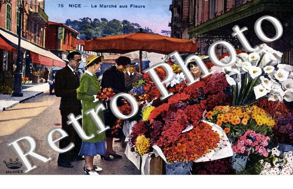Le marche aux fleurs