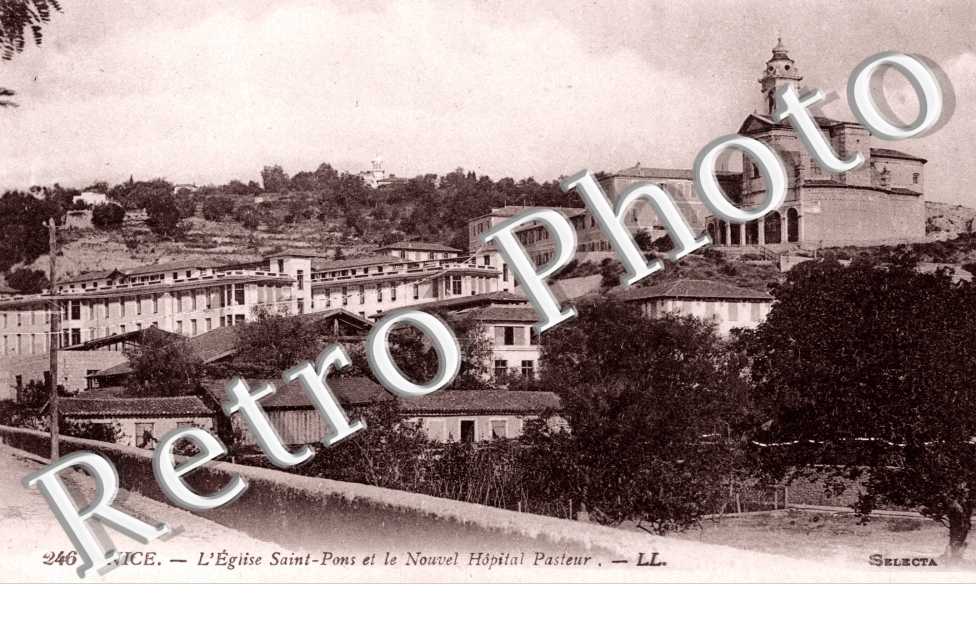 l'Eglise Saint-Pons et le Nouvel Hopital Pasteur