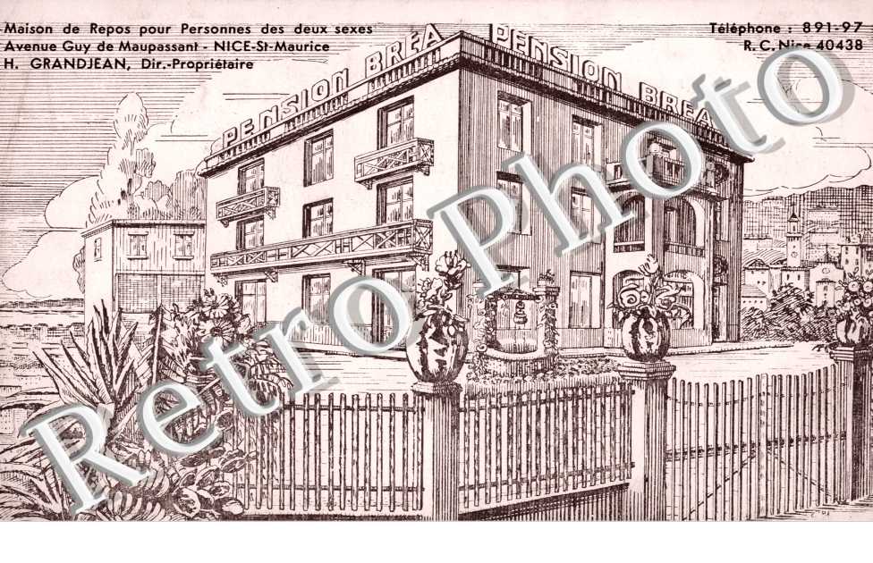 Maison de Repos pour personnes des deux sexes, Avenue Guy Maupassant - H. Grandjean propriétaire