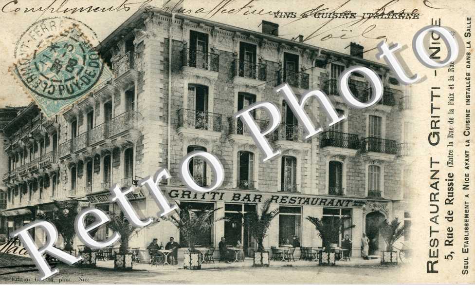 Restaurant Gritti 5 rue de Russie (entre la rue de la Paix et la rue Adelaide)