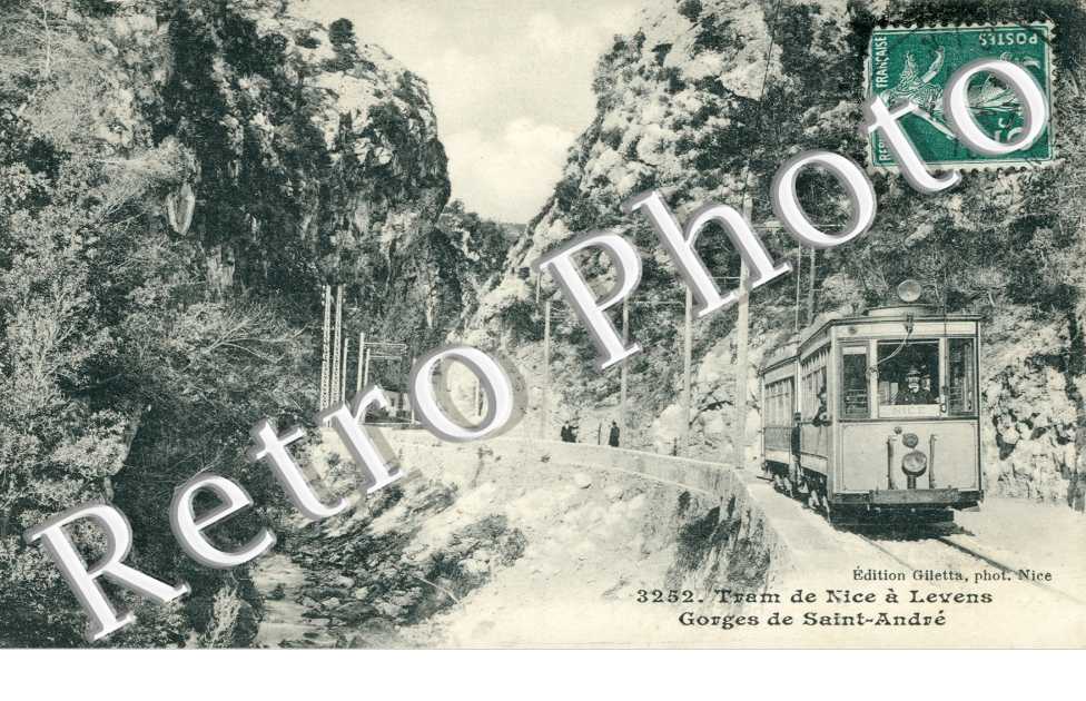 tram de Nice a Levens, gorges de Saint Andre