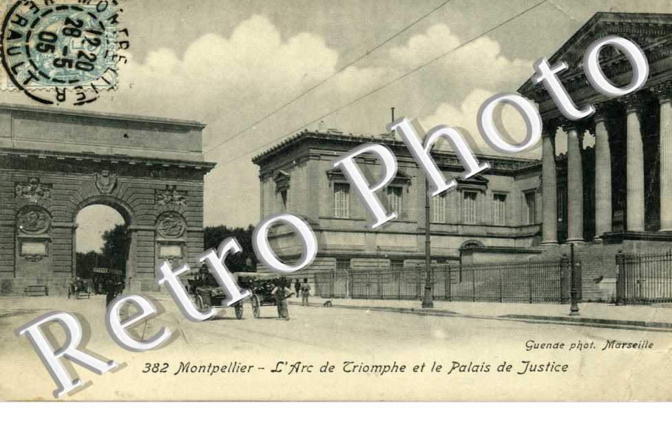 Arc de Triomphe et Palais de JUstice