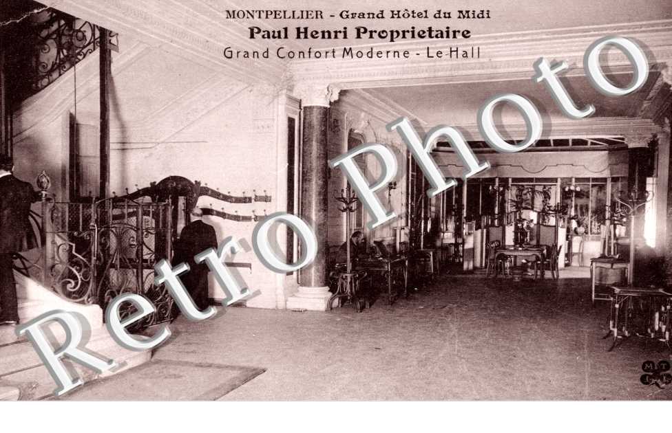 Grand hotel du midi  - paul Henri proprietaire - Le hall