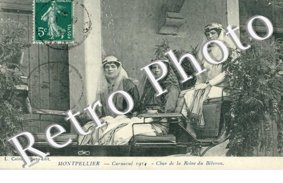 Char de la reine du Biberon - carnaval 1914