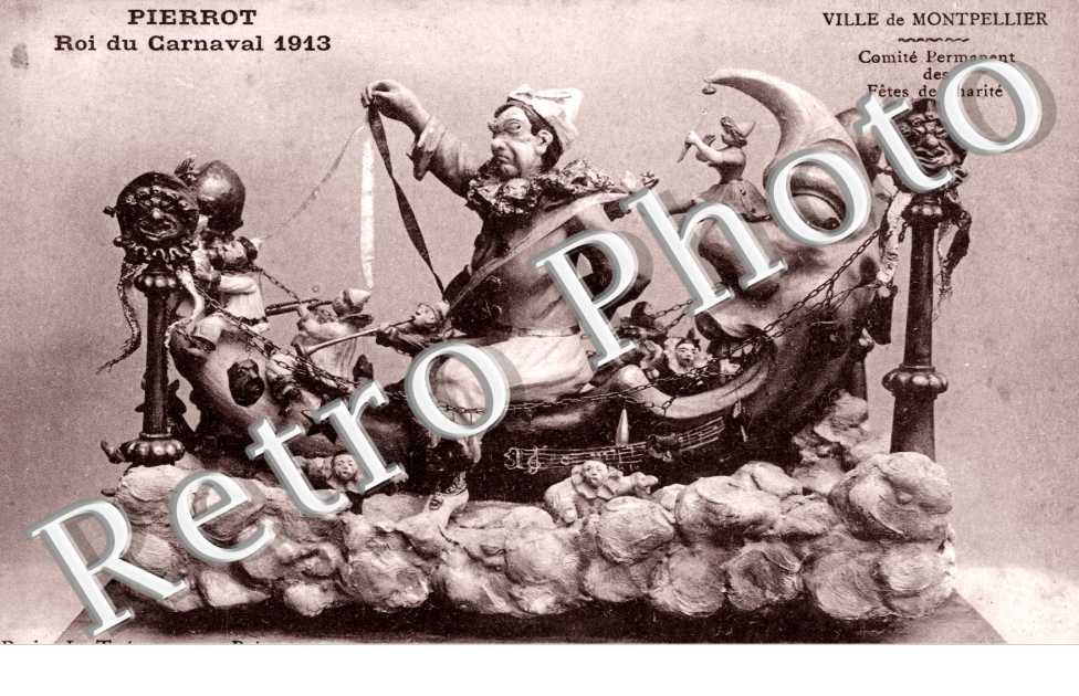 Pierrot Roi du Carnaval 1913