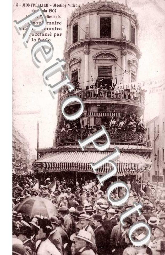 Meeting viticole 9 juin 1907
