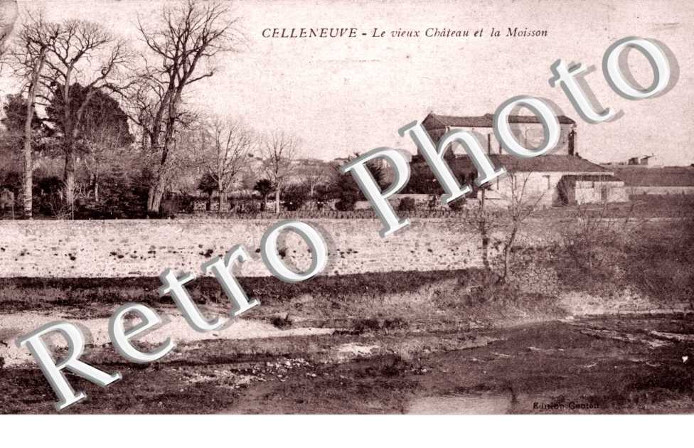 Celleneuve Le vieux chateau et la maison