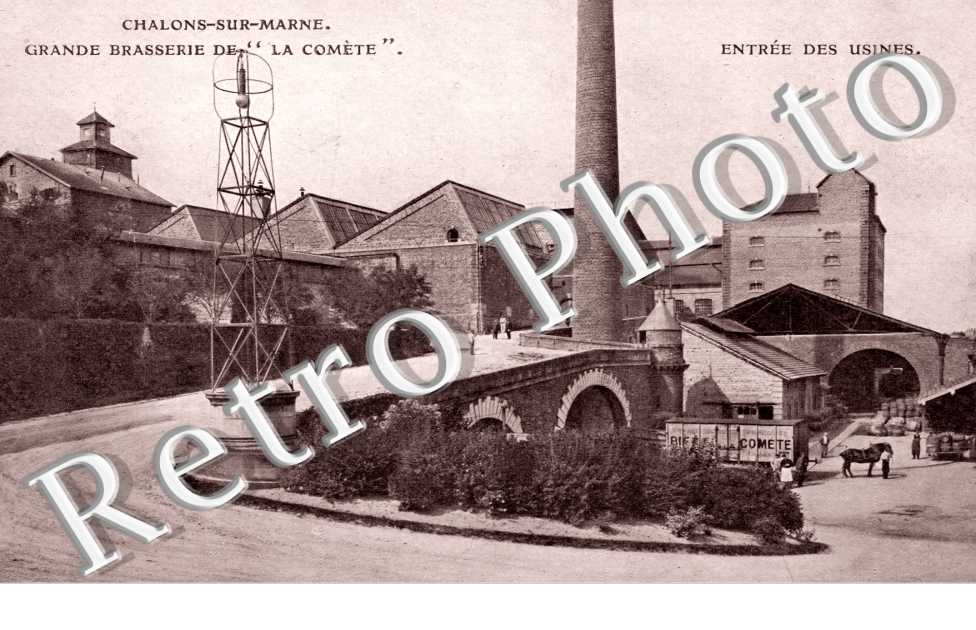 Grande Brasserie de "la Comete", Entree des Usines