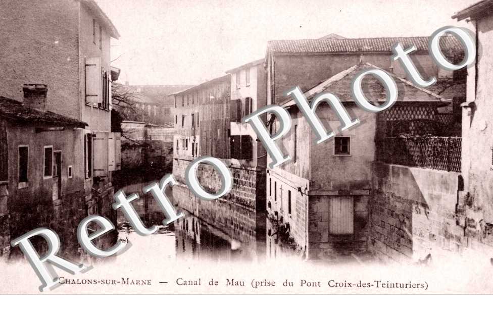 Canal de Mau (prise du Pont Croix-des-Teinturiers)