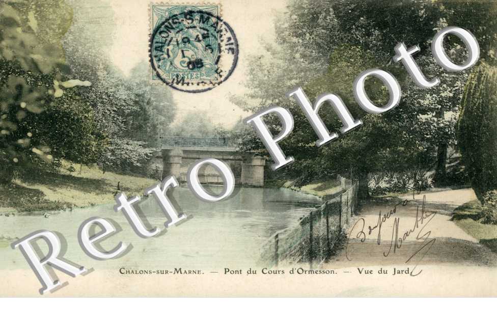 Pont du cours d'Ormesson