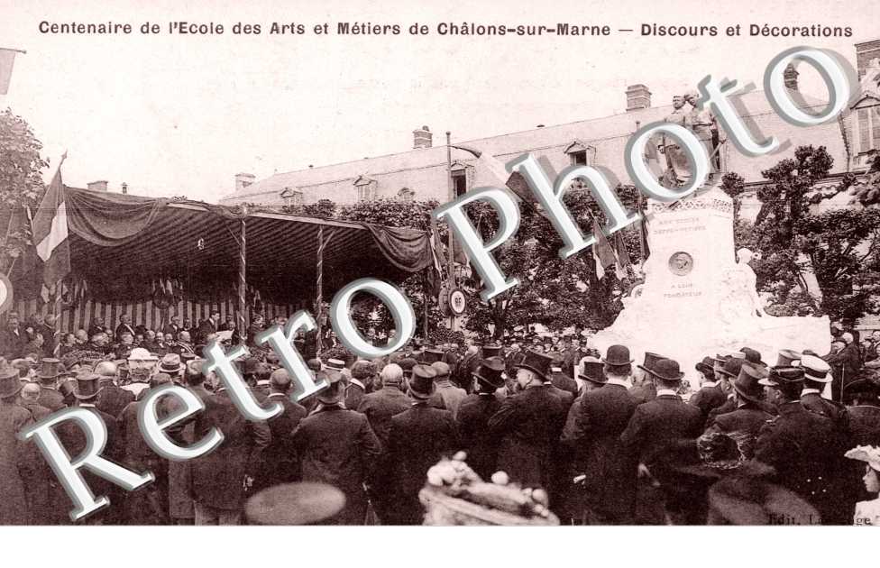 Centenaire de l'Ecole des Arts et Metiers - discours et decorations