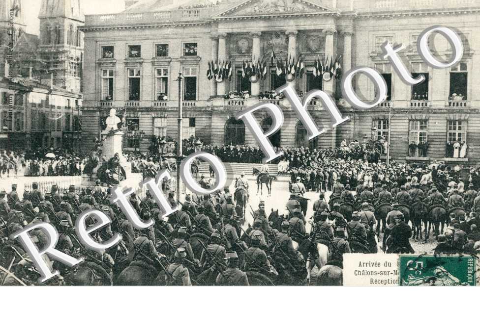 arrivee du 5eme Regiment