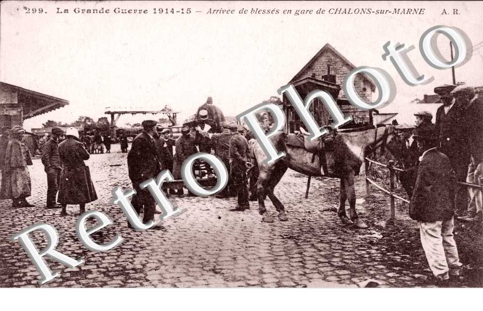 arrivee de blesses en gare