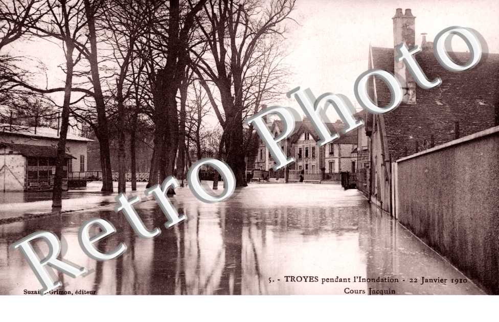 Les Inondations janvier 1910, Cours Jacquin