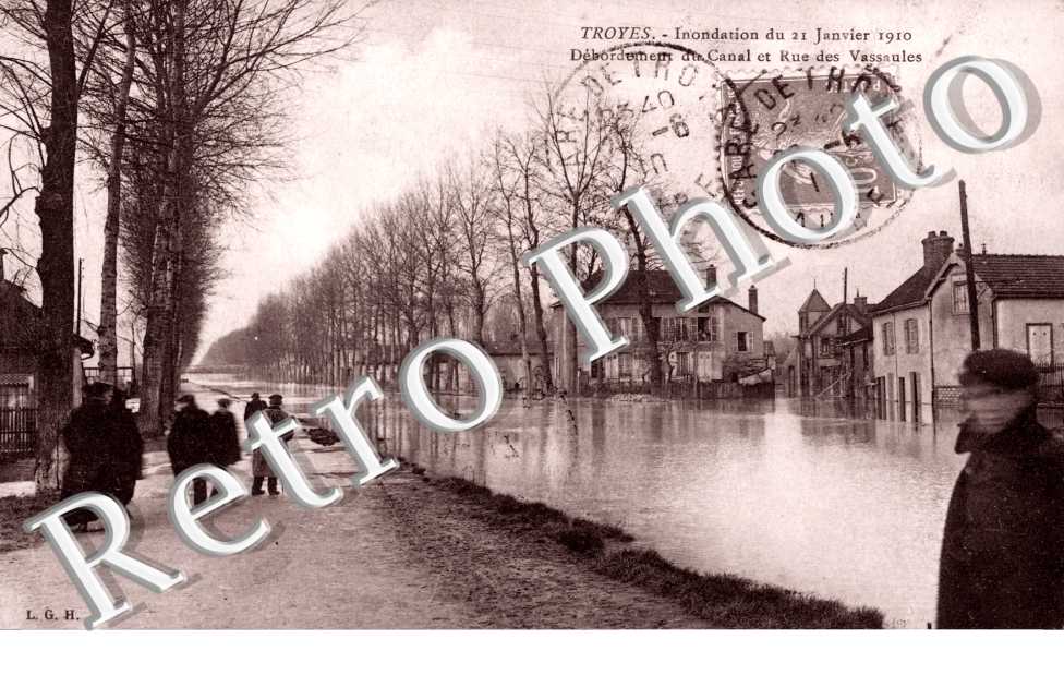 Rue des Vassaulles, Debordement du Canal