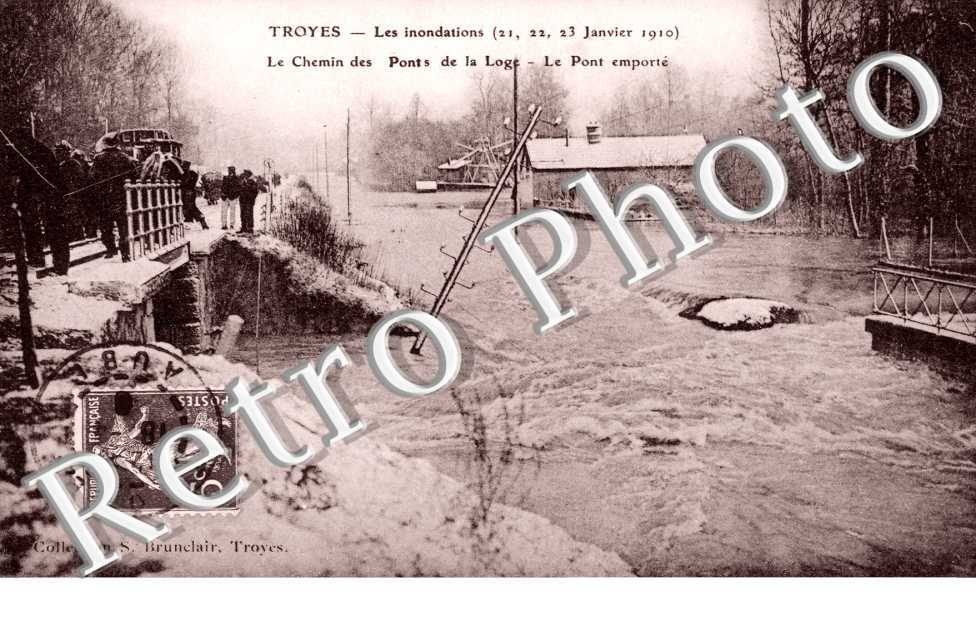 le Chemin des Ponts de la Loge, le Pont emporte