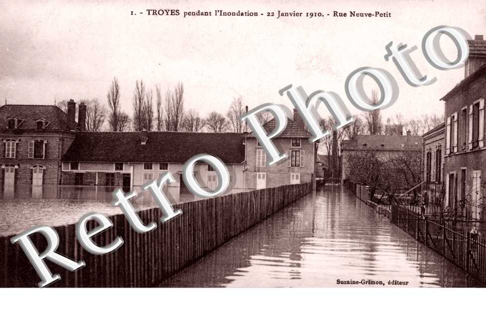 Rue Neuve-Petit Pendant l'Inondation du 22 janvier 1910