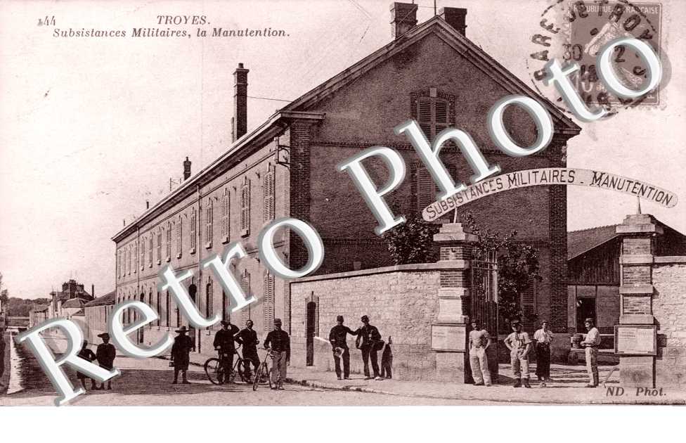 Subsistances militaires, la manutention