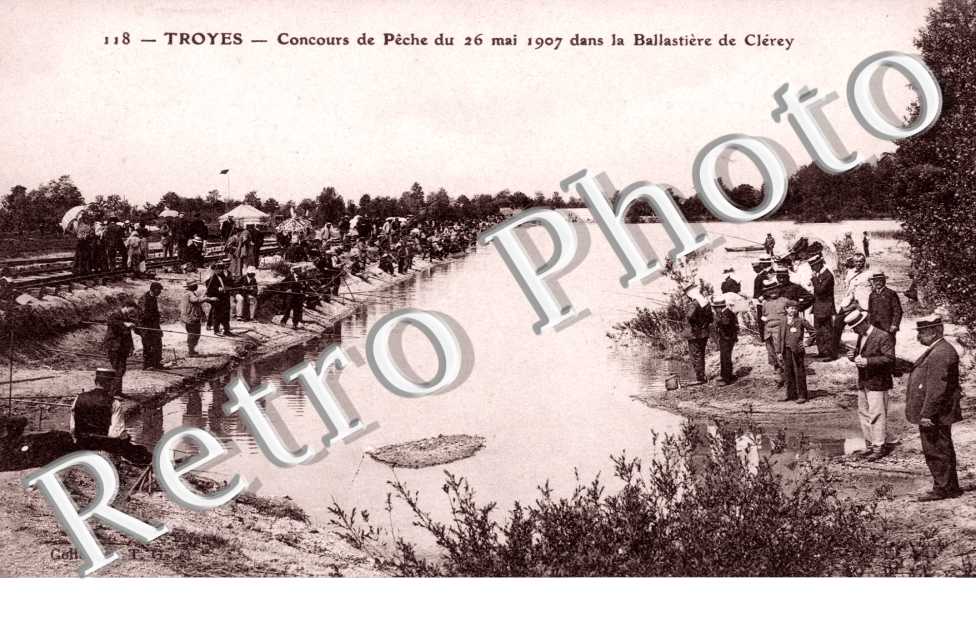 Concours de peche 26 mai 1907 dans la Ballastiere de Clerey