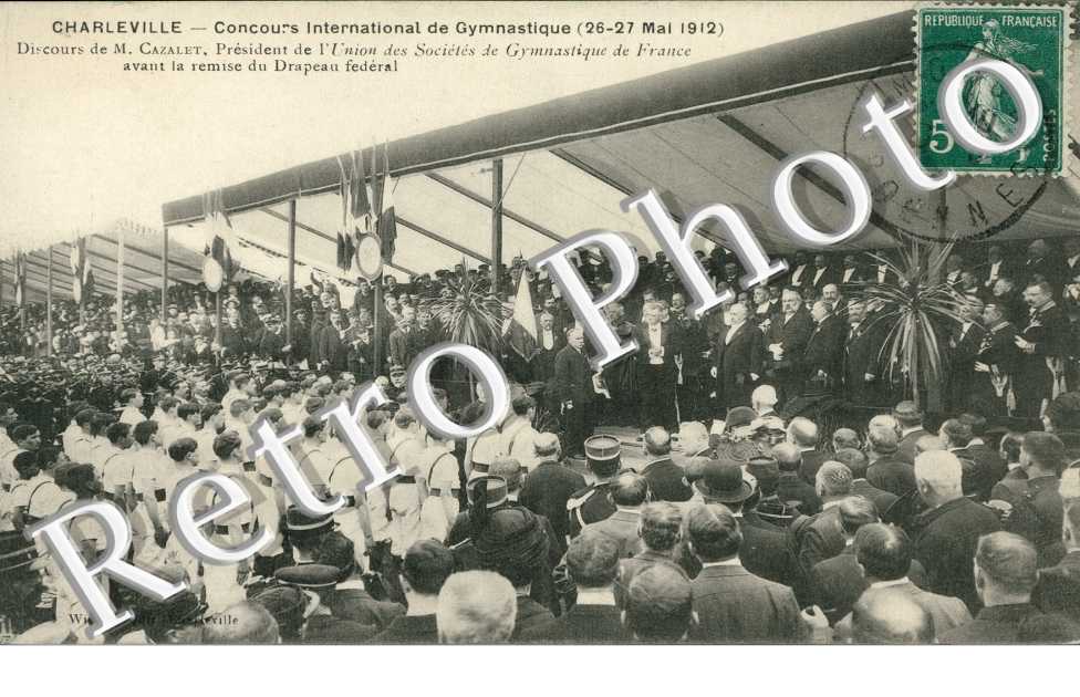 concours international de Gymnastique 26-27 mai 1912 Discours de M. Cazalet