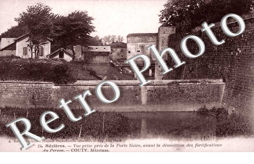 Vue pres de la Porte Noire, avant la demolition des fortifications