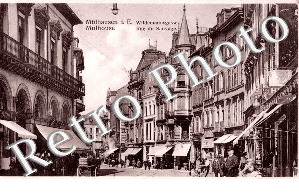 Vue générale de la rue du Sauvage