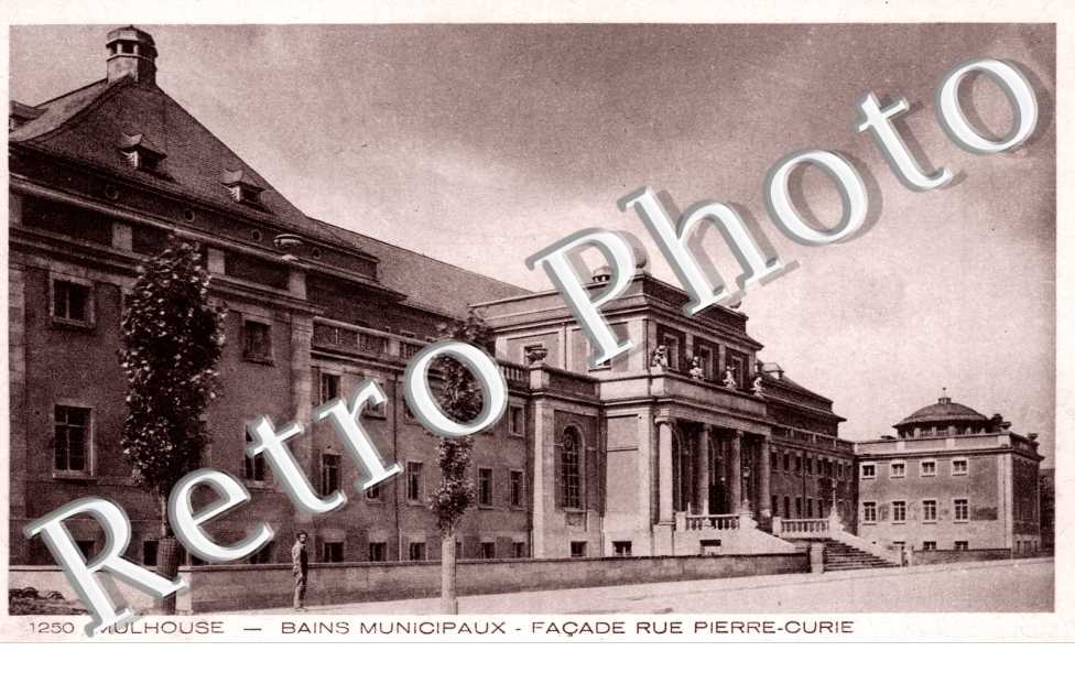 Les Bains Municipaux - facade rue Pierre Curie