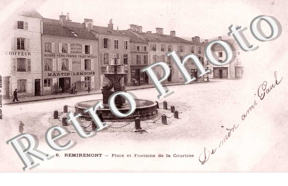 place et Fontaine de la Courtine