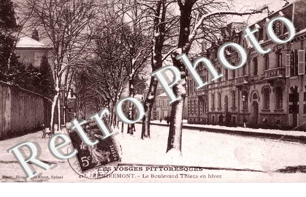 Le Boulevard Thiers en hiver