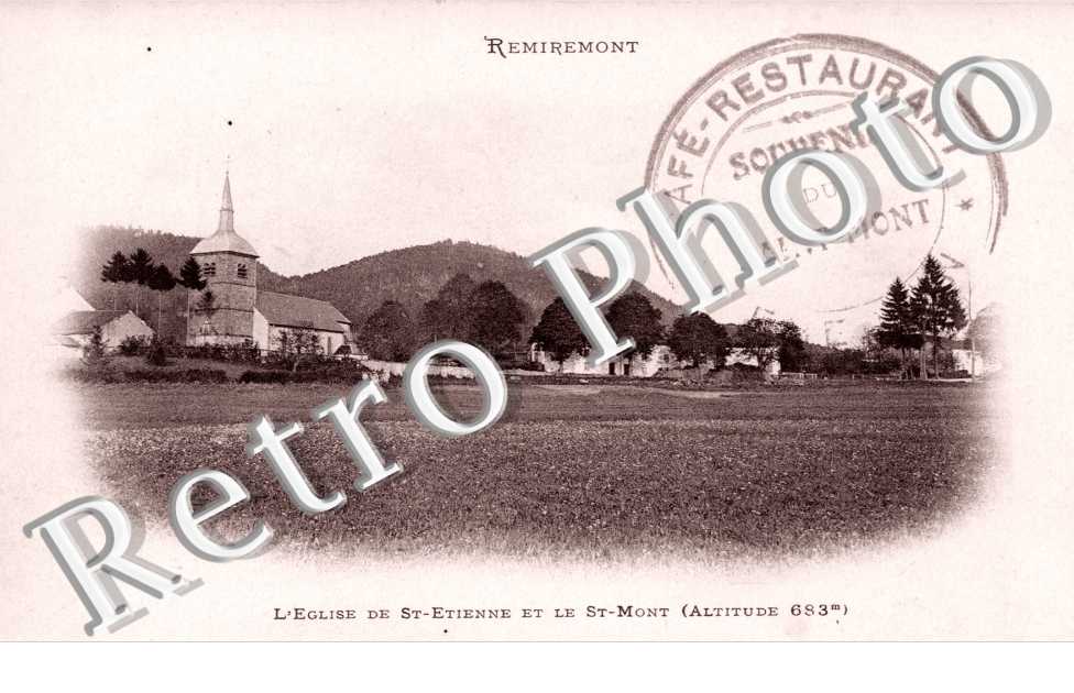 L&#039;Eglise de Saint Etiennne et le St Mont
