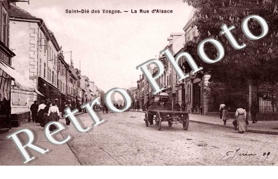 la rue d'Alsace (1909)